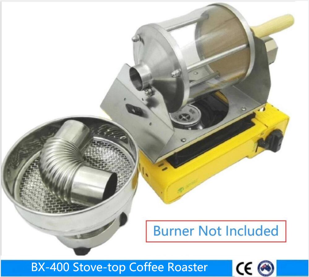Stovetop Coffee Roaster, Roasting Machine, Seethru DRUM* Coffee Bean