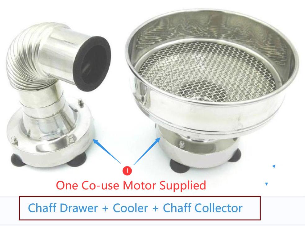 Stove-top Coffee Roaster, Roasting Machine, See-thru DRUM* - Roaster + Cooling Set
